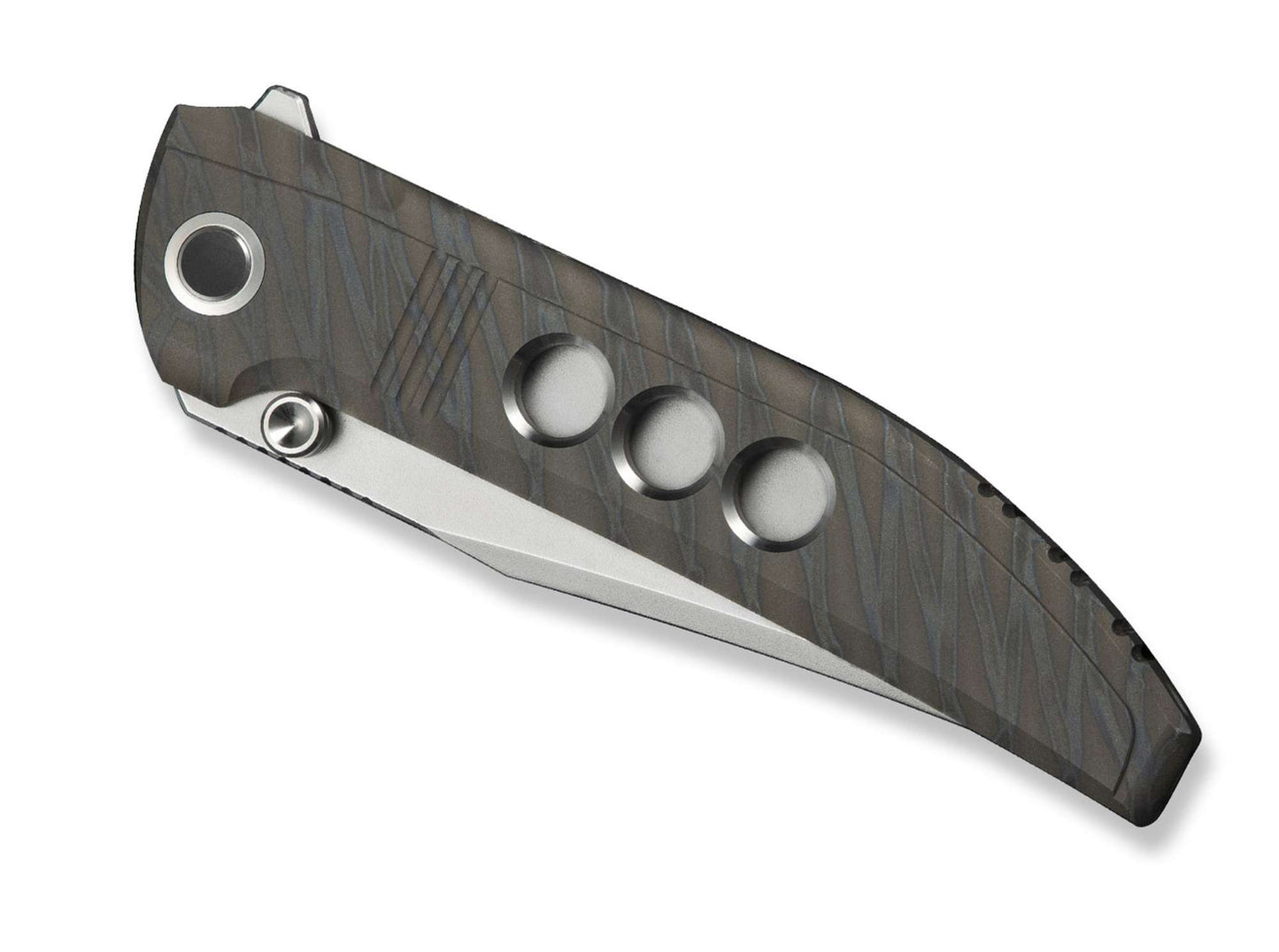 WE Knife Ezinta M390 Titanium Tiger Stripe