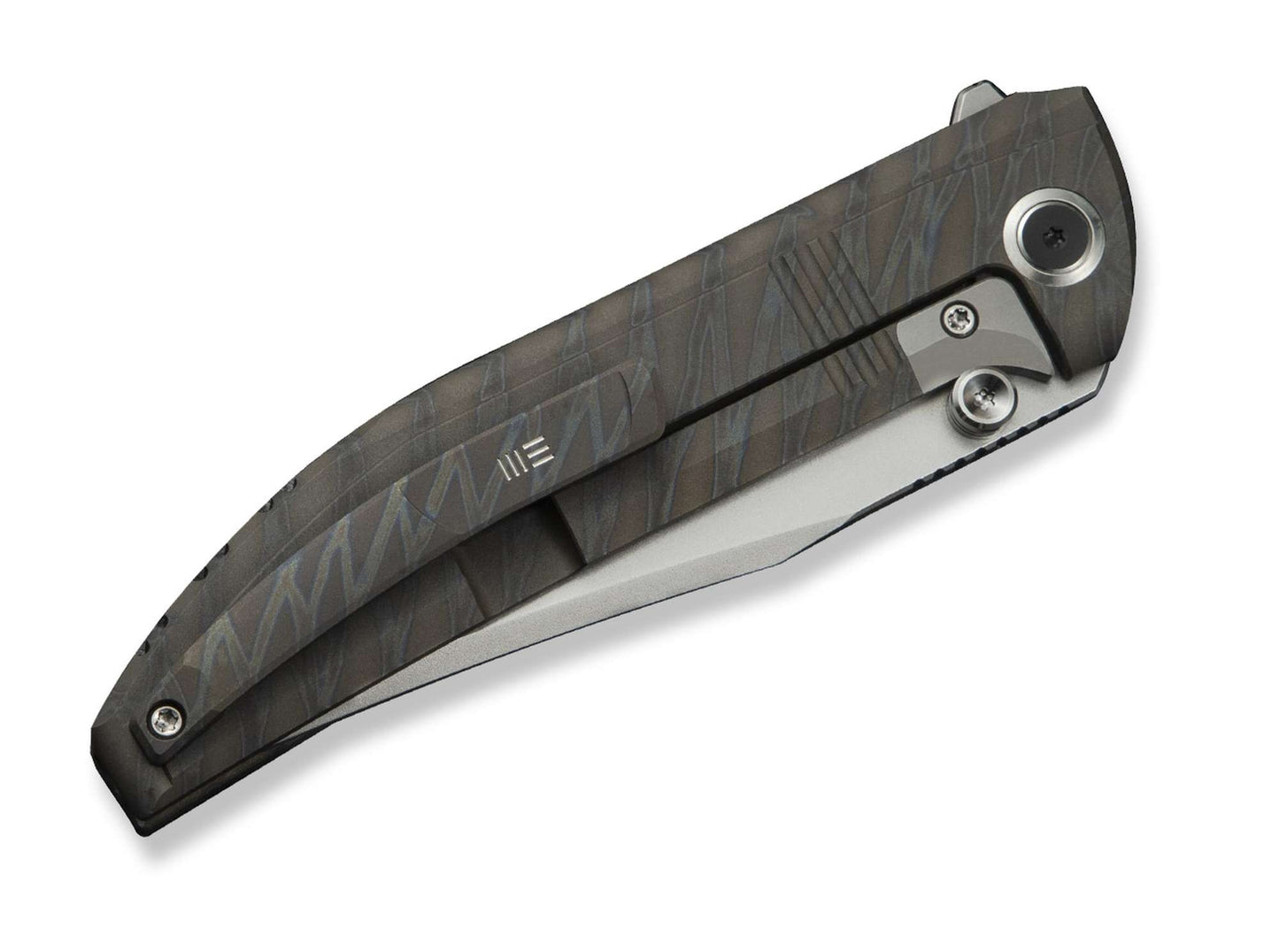 WE Knife Ezinta M390 Titanium Tiger Stripe