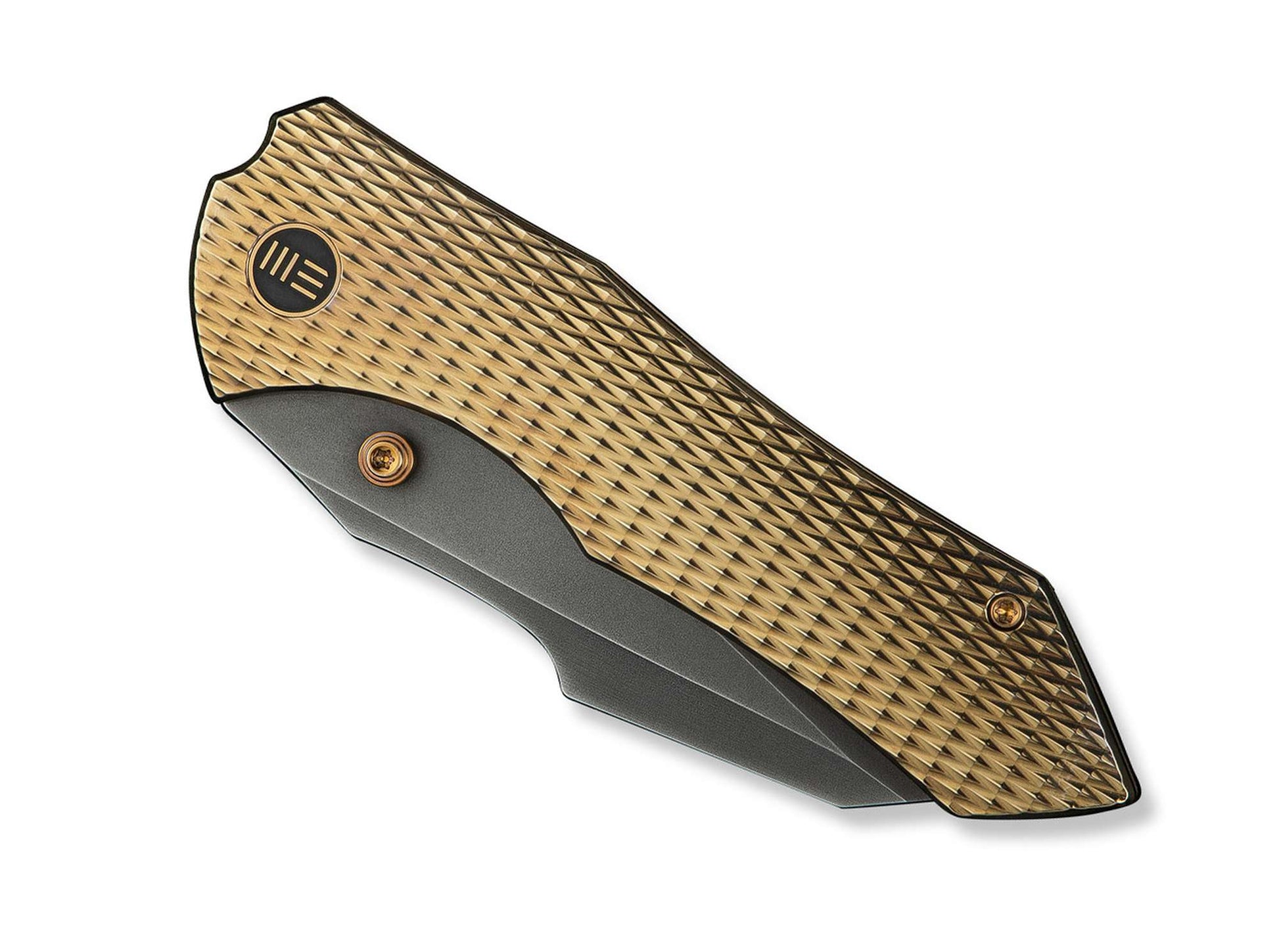WE Knife High-Fin XL 20CV Titanium Gold