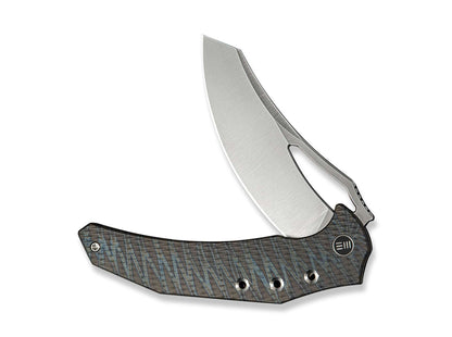 WE Knife Epaulette M390 Diamond Patterned Tiger Stripe Flamed Ti