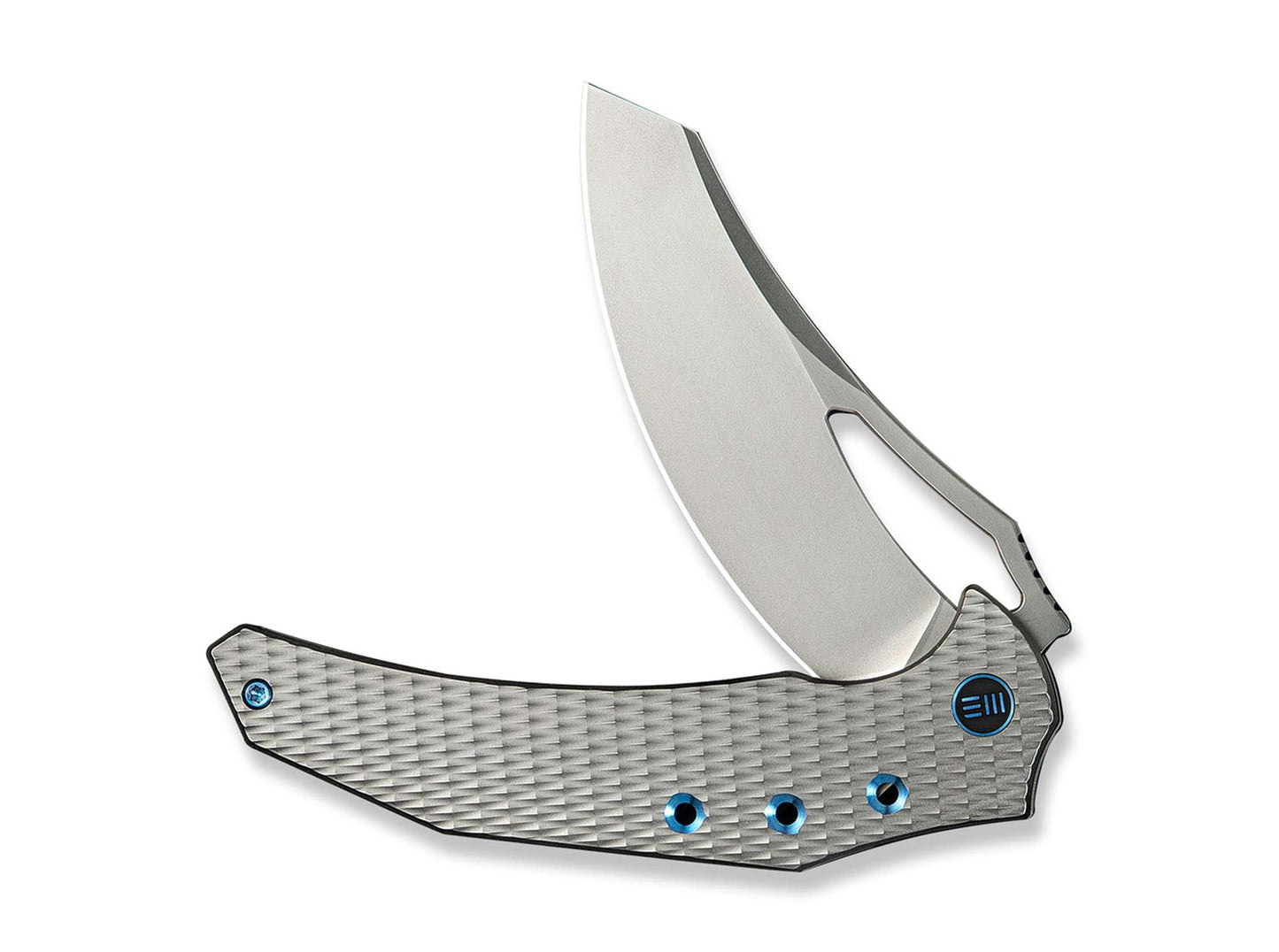 WE Knife Epaulette M390 Diamond Patterned Ti