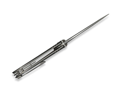 WE Knife Winsome M390 Gray Ti Aluminum Foil CF