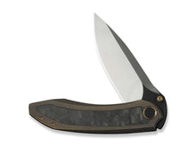 WE Knife Winsome M390 Bronze Ti Marble CF