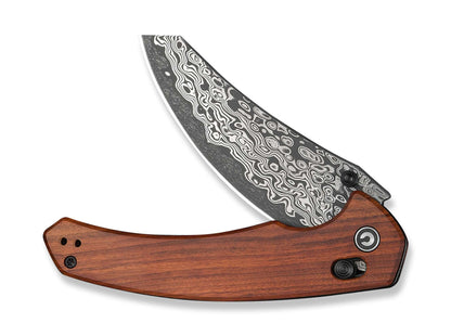 CIVIVI Sixgill Damascus Guibourtia
