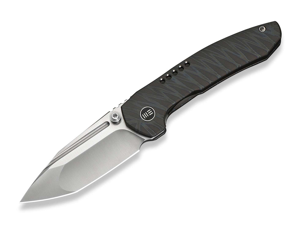 WE Knife Micro Trogon M390 Flamed Ti Tiger Stripe