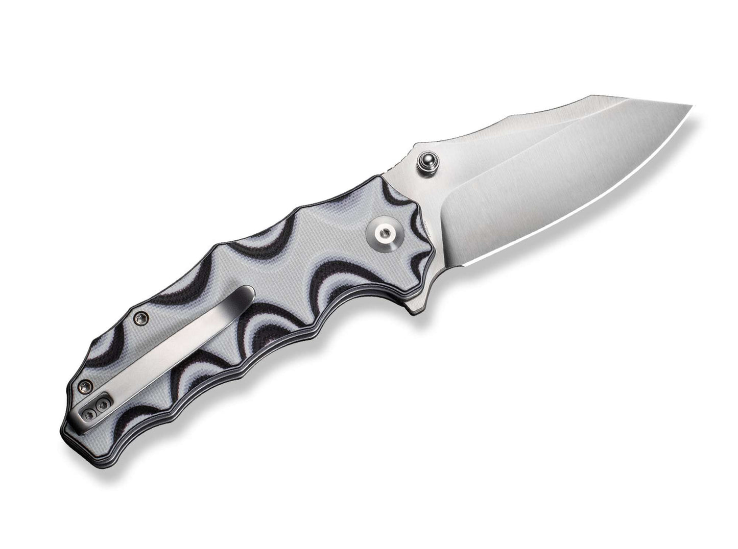 CIVIVI Natterjack 14C28 Black & White G10