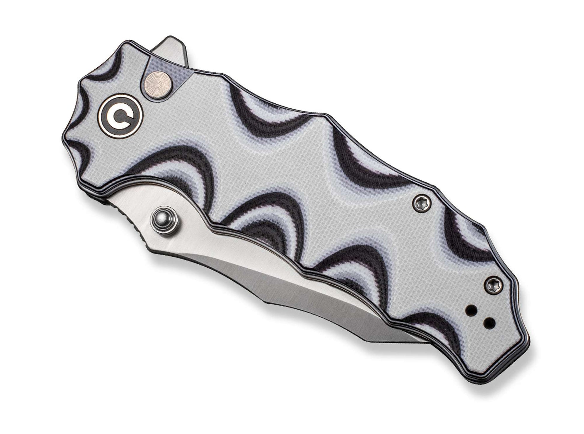 CIVIVI Natterjack 14C28 Black & White G10