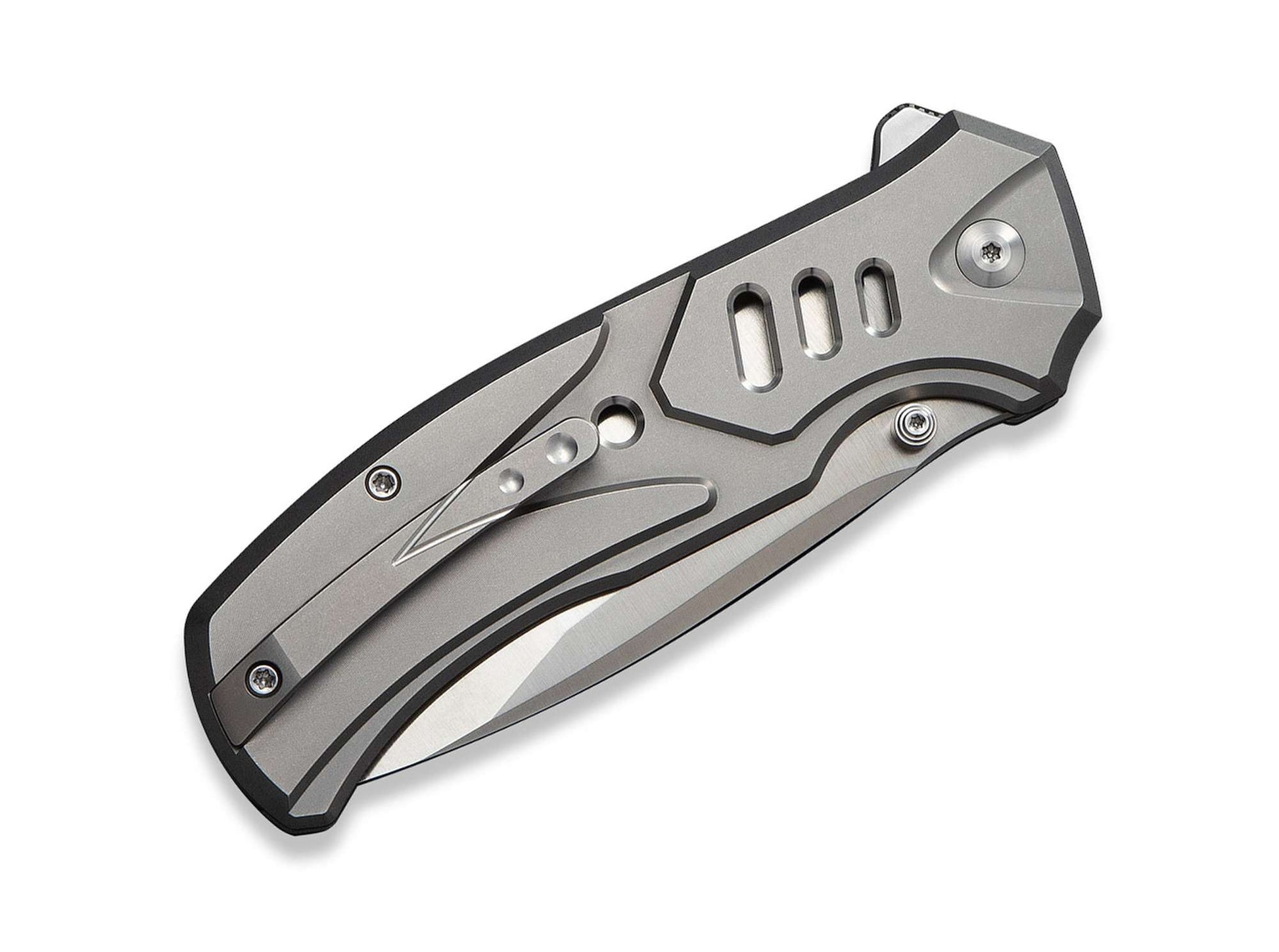 WE Knife Zentron M390 Grey Ti