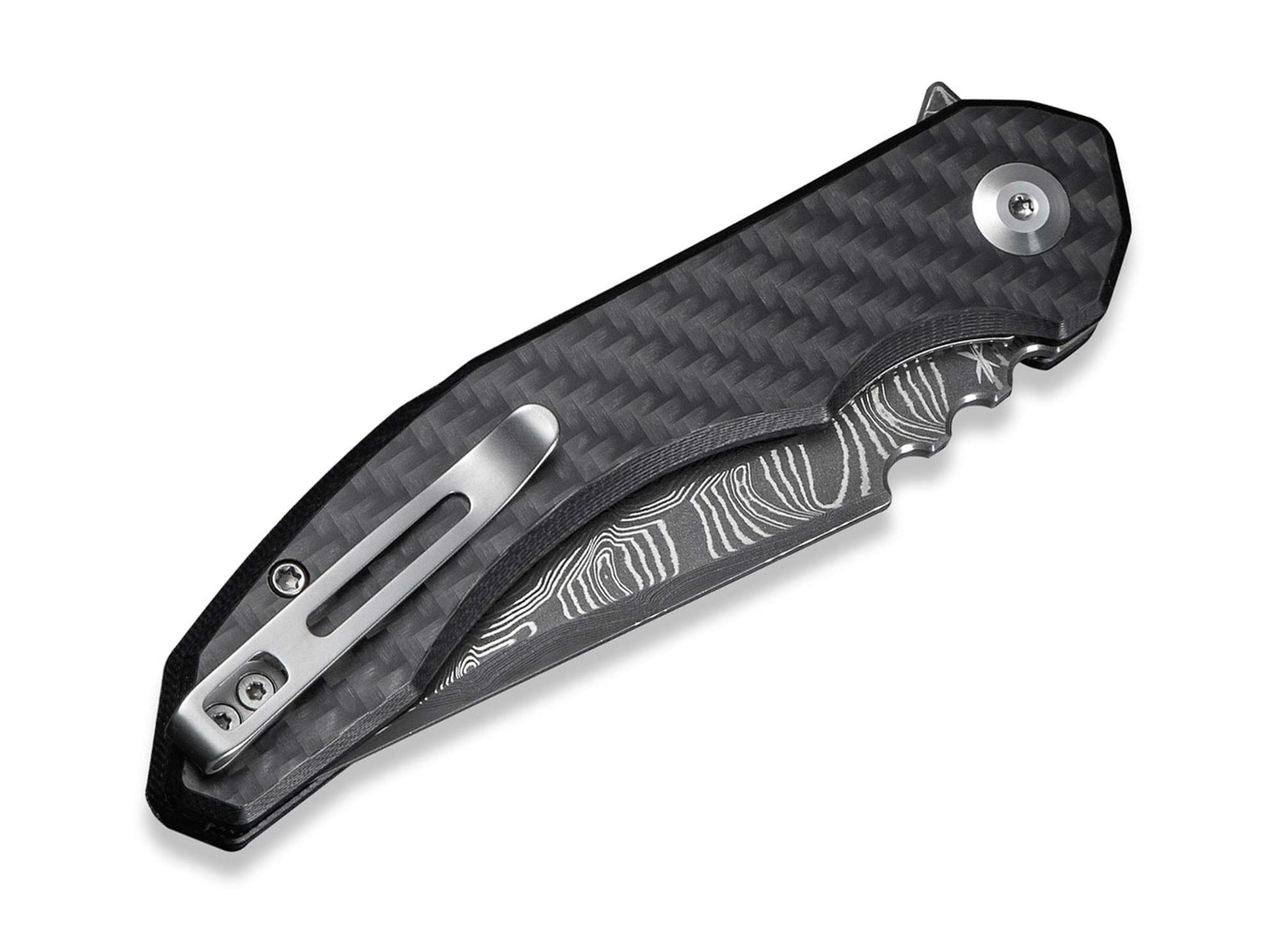 CIVIVI Bluetick Damascus Carbon & G10