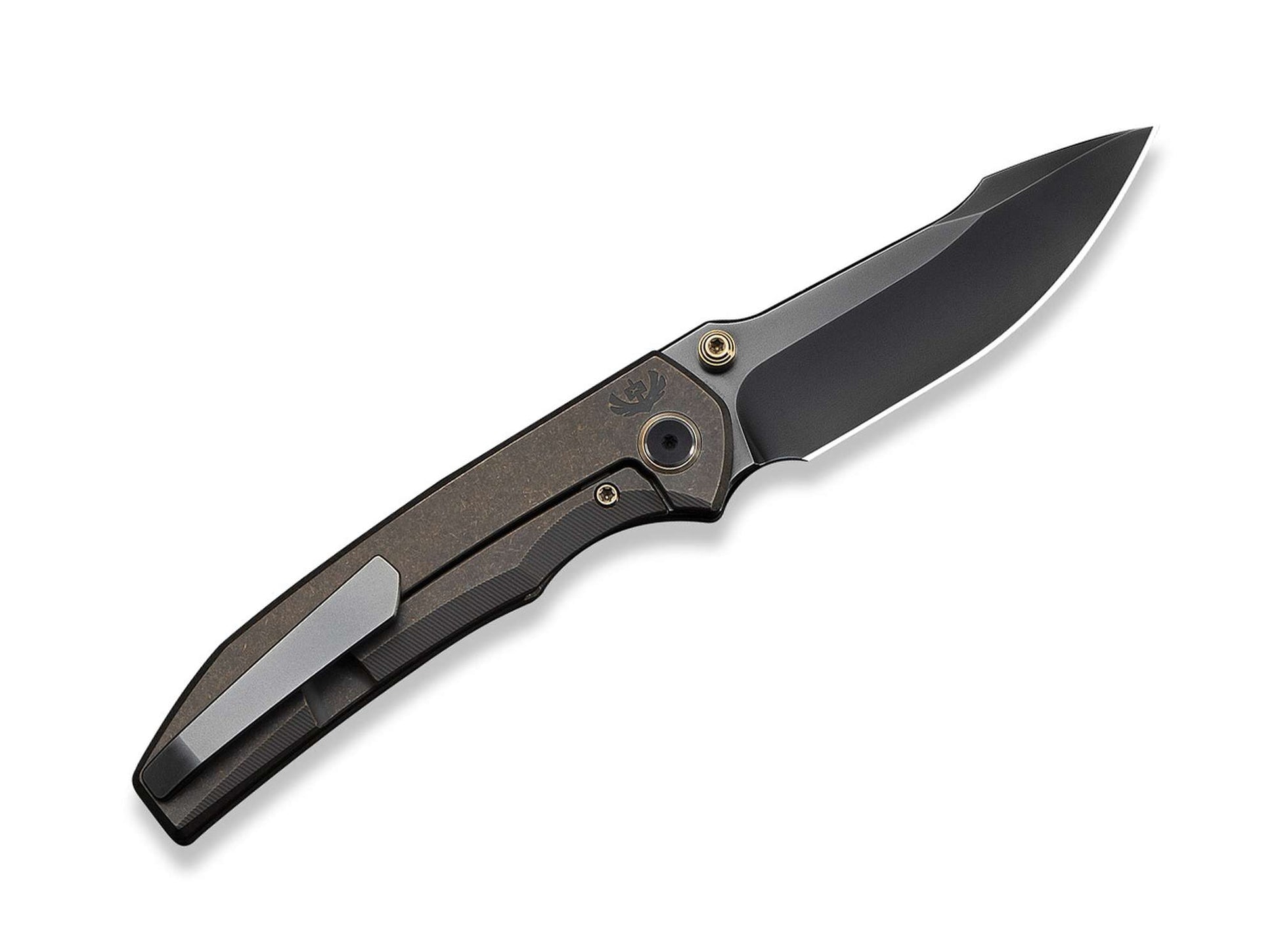 WE Knife Ryson M390 Bronze Ti Black Stonewashed