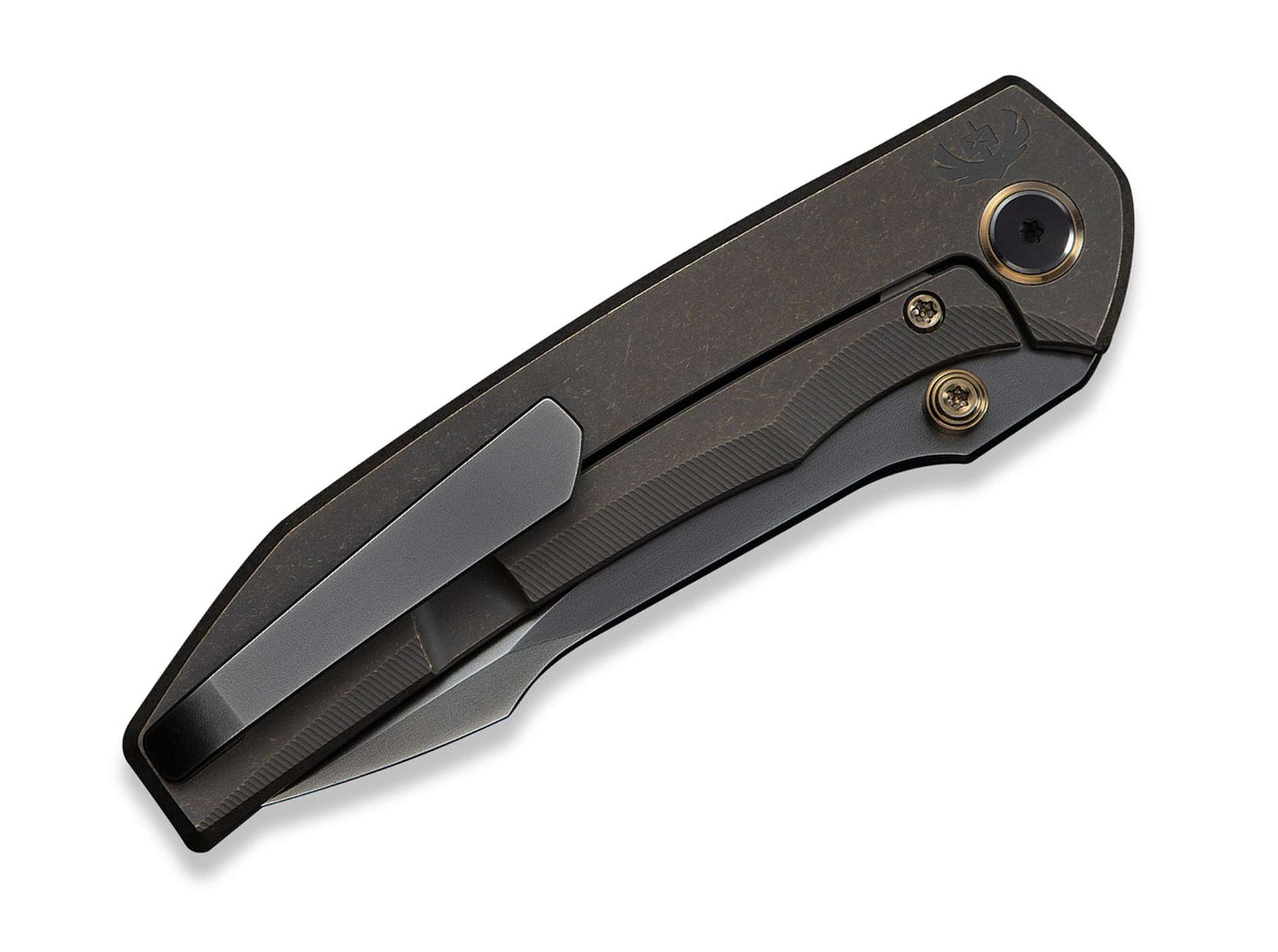 WE Knife Ryson M390 Bronze Ti Black Stonewashed