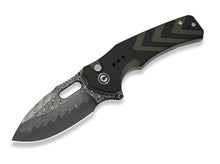 CIVIVI Vexron Damascus Milled Black & Green G10
