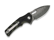 CIVIVI Vexron Damascus Milled Black & Green G10