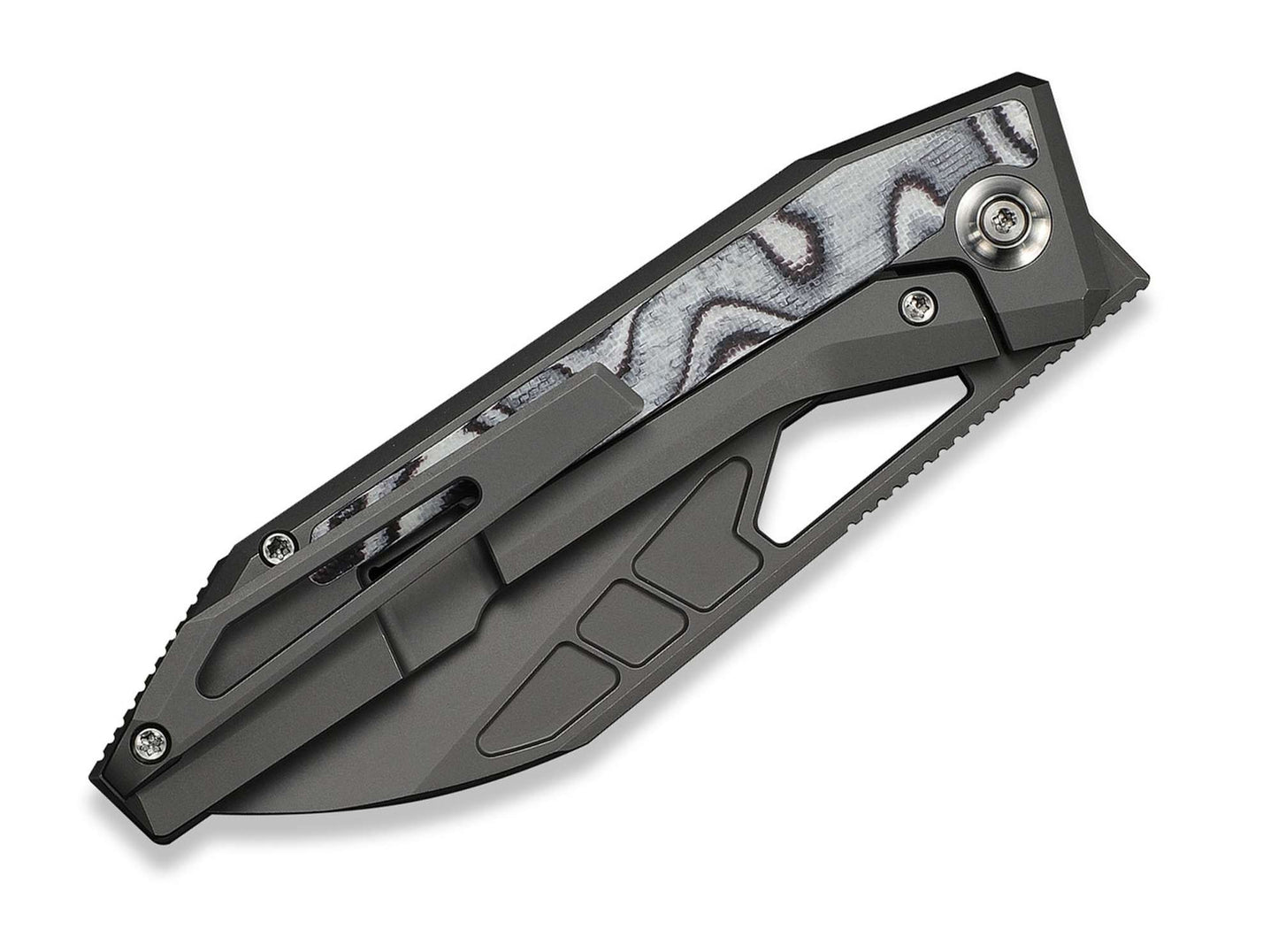 WE Knife Inceptus M390 Ti White & Black G10