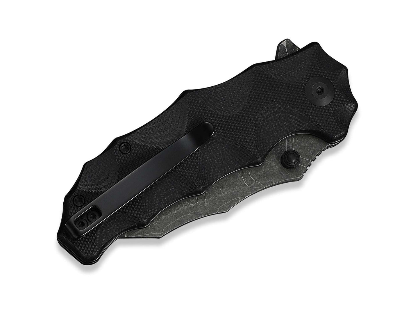 CIVIVI Natterjack Damascus Black G10