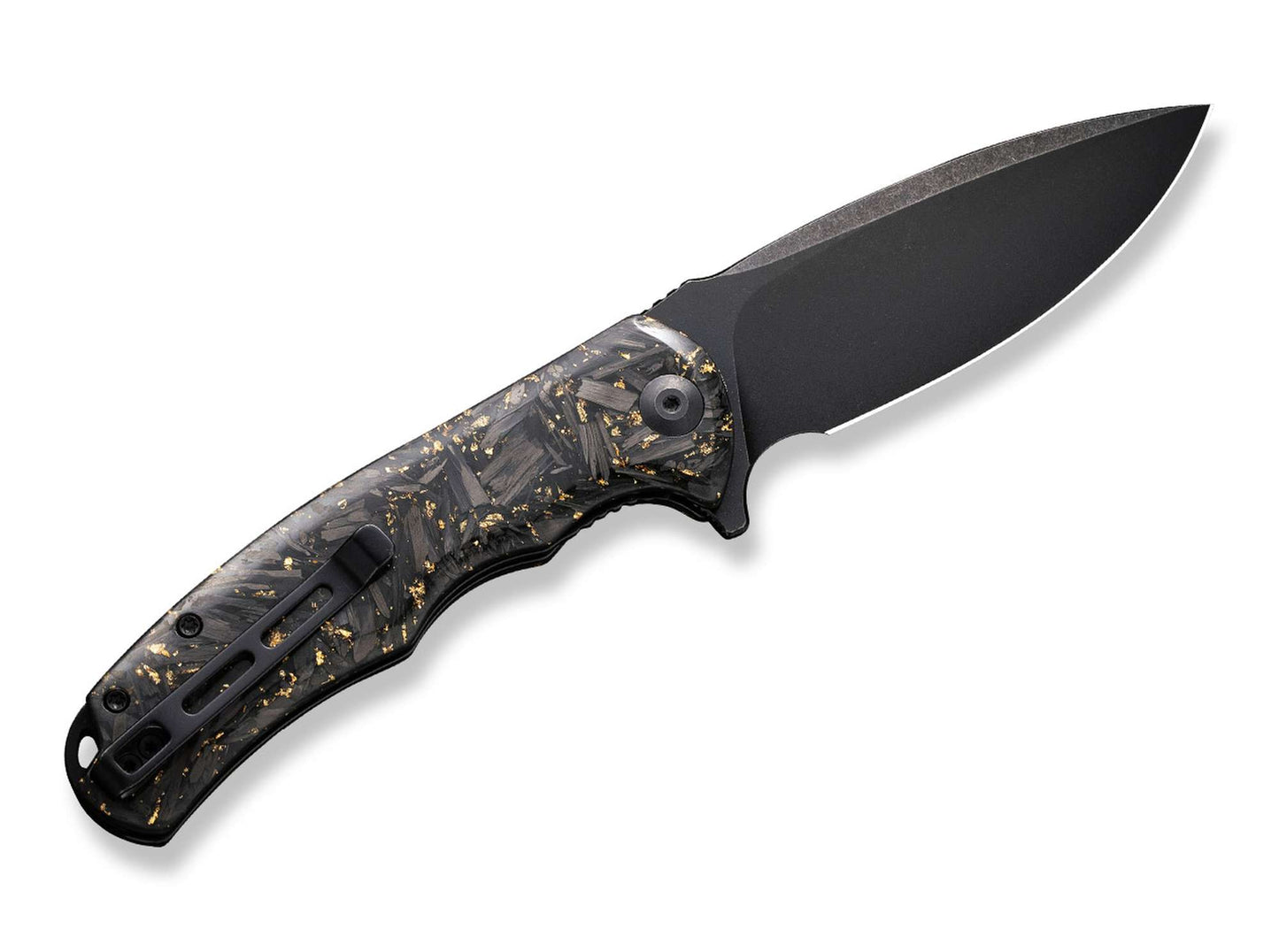 CIVIVI Praxis Shredded Carbon Gold