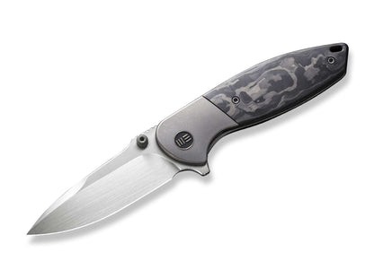 WE Knife Nitro Mini Gray Titanium Marble Carbon