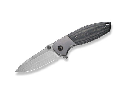 WE Knife Nitro Mini Grey Titanium Micarta Black