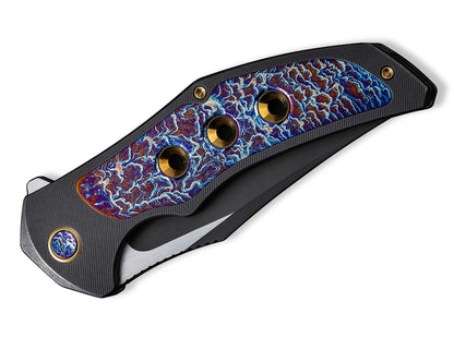 WE Knife Magnetron Black Flamed Titanium