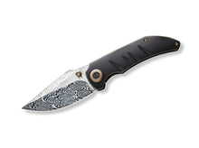 WE Knife Riff-Raff Bronze & Black Titanium Damascus