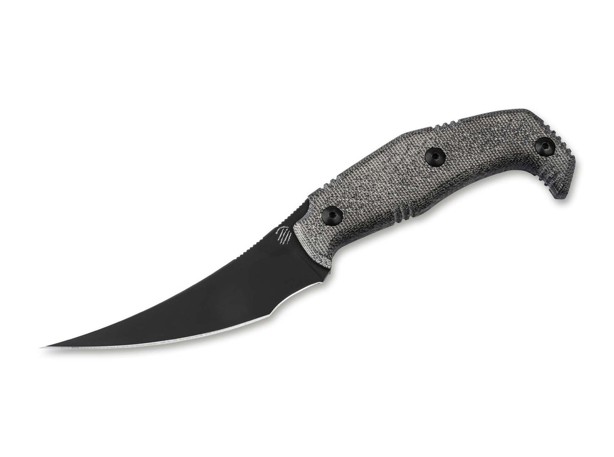 Bastinelli Knives Yummy Micarta Black DLC