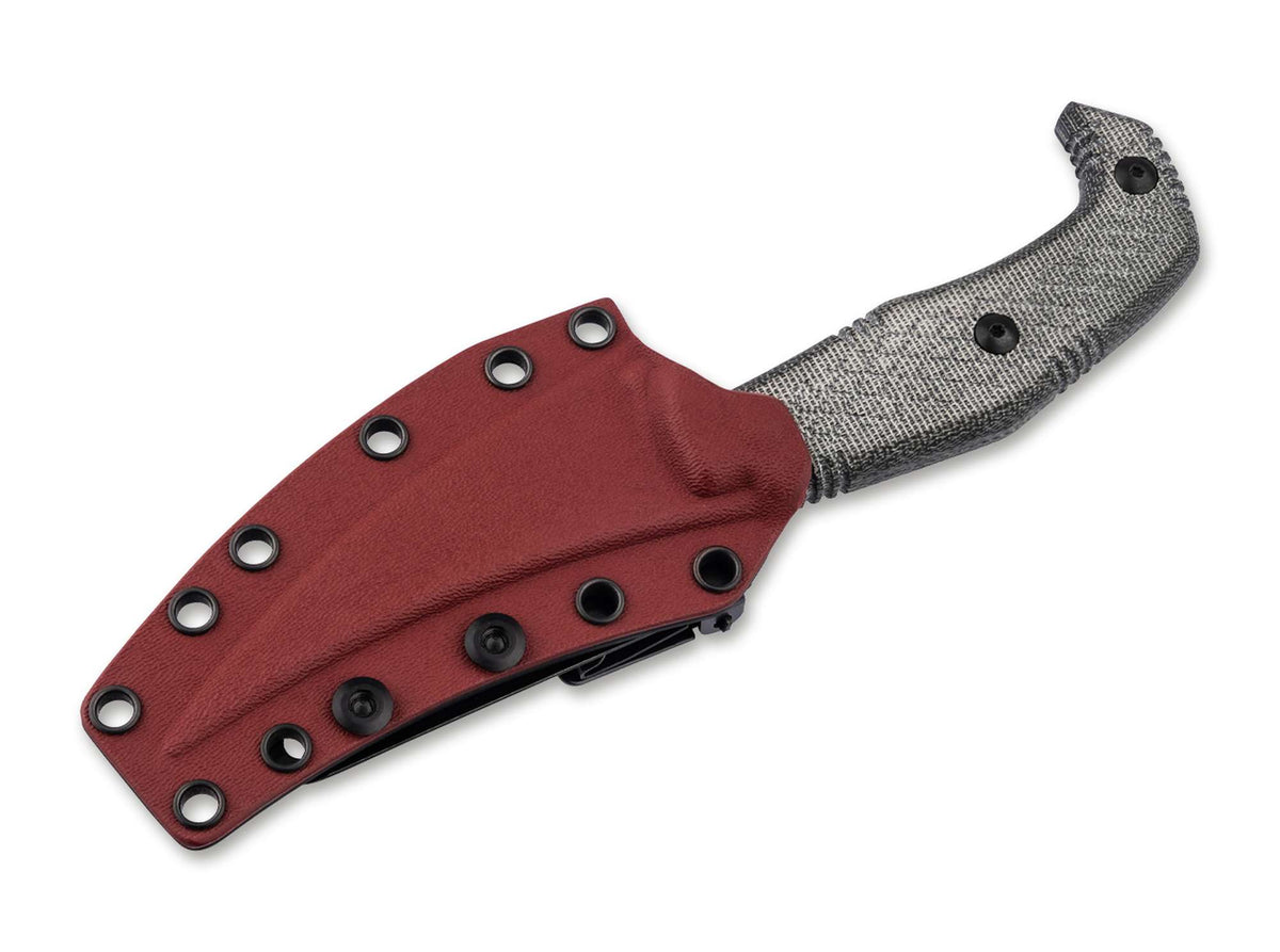 Bastinelli Knives Yummy Micarta Black DLC
