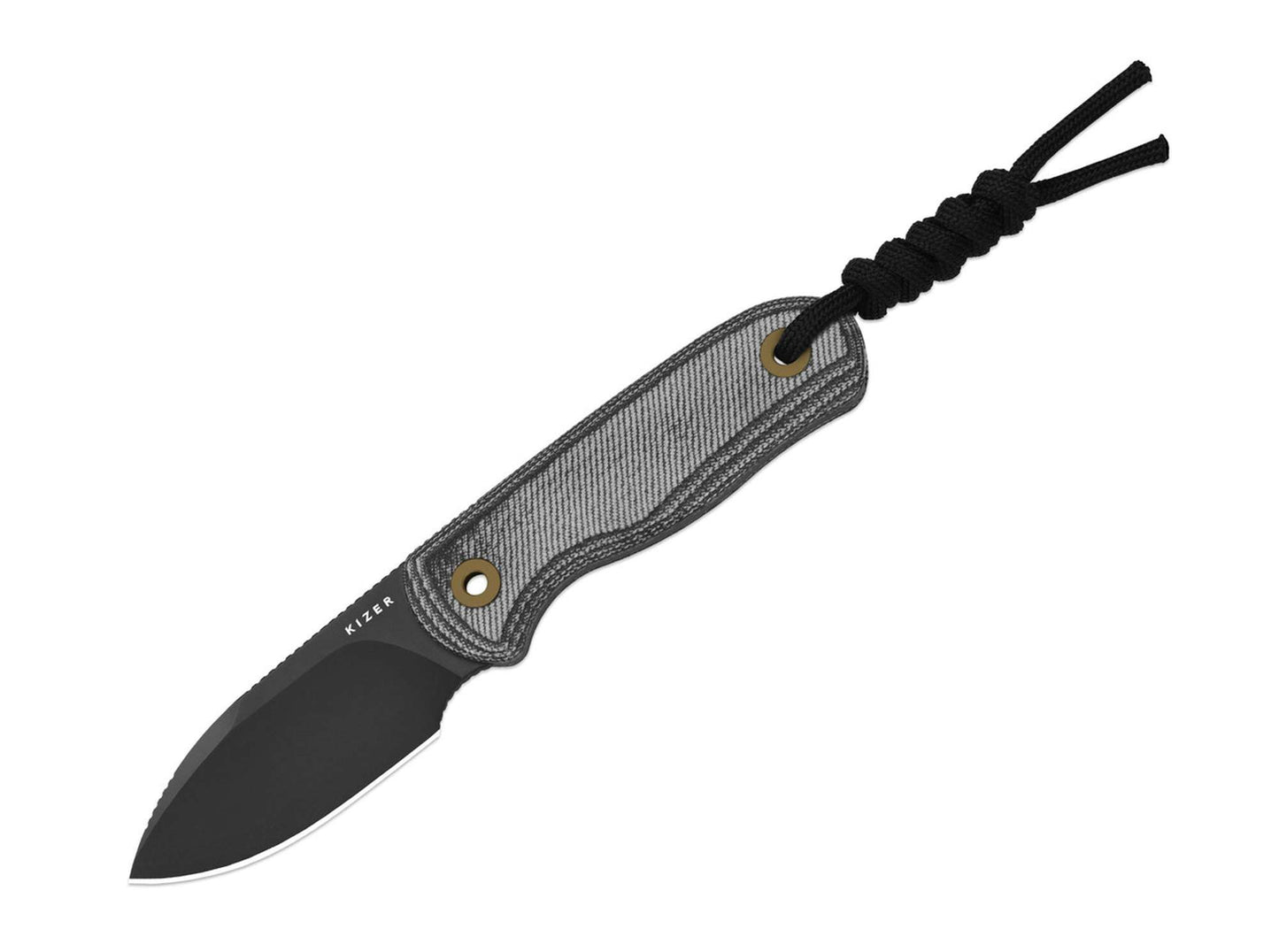 Kizer Drop Bear Fix S45VN Micarta All Black
