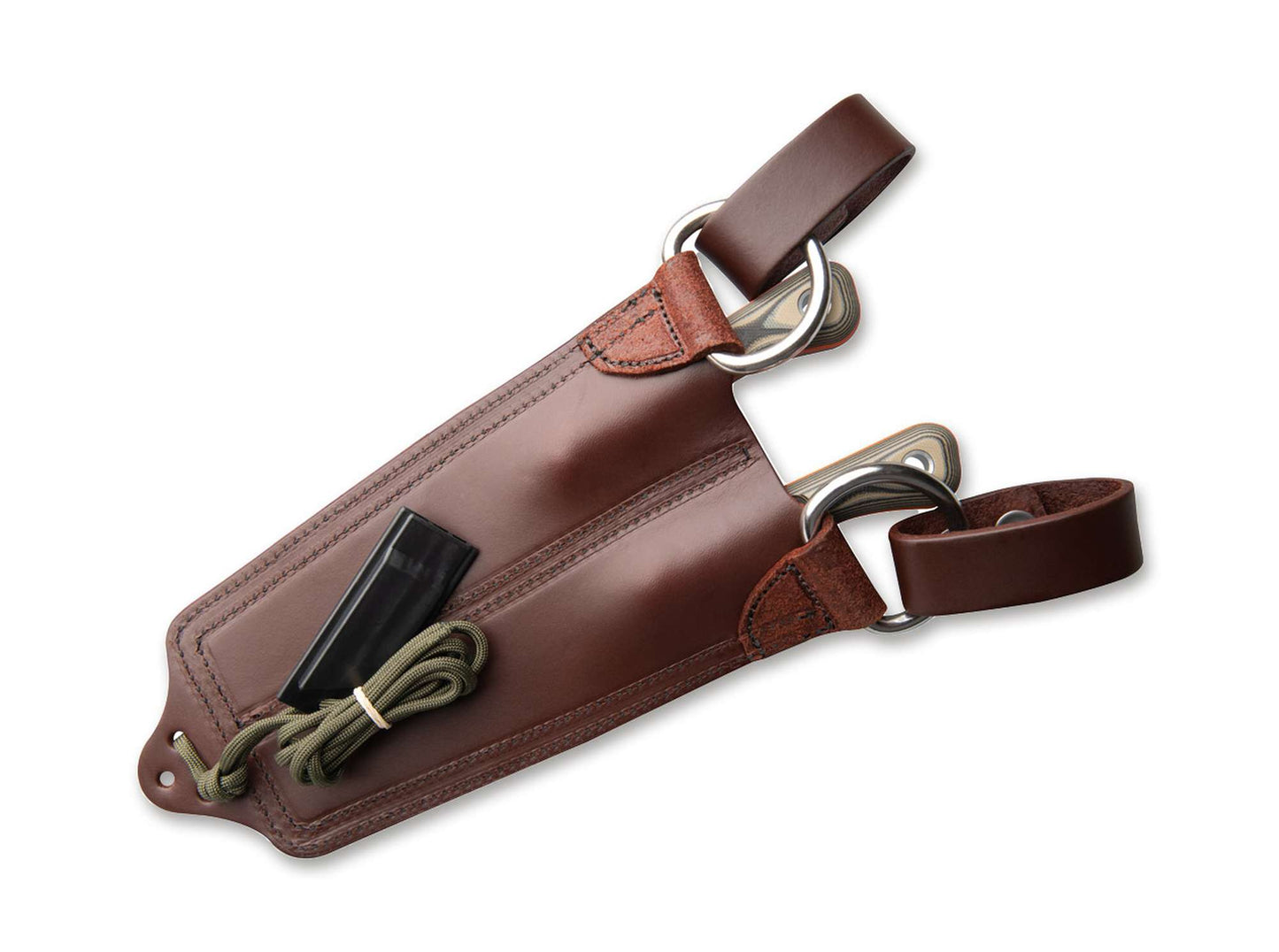 TOPS Knives Muley Combo Leather Sheath Tan Black G10