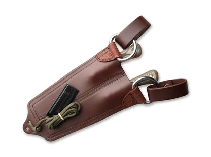 TOPS Knives Muley Combo Leather Sheath Tan Black G10