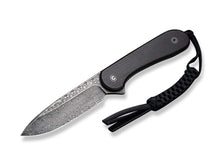 CIVIVI Fixed Blade Elementum Ebony Damascus
