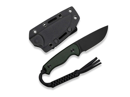 CIVIVI Timberbark 14C28N Micarta Dark Green