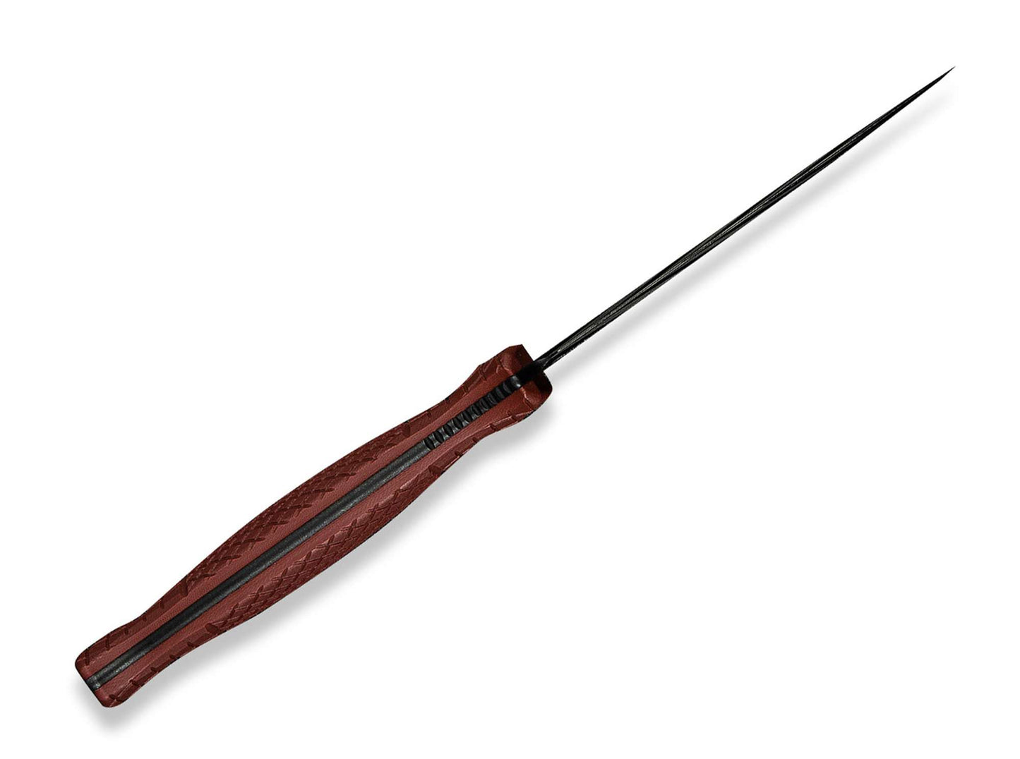 CIVIVI Perfrico 14C28N Burgundy G10 Black & Gray Striped
