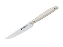 Due Cigni 1896 Steakmesser POM Weiß Wellenschliff