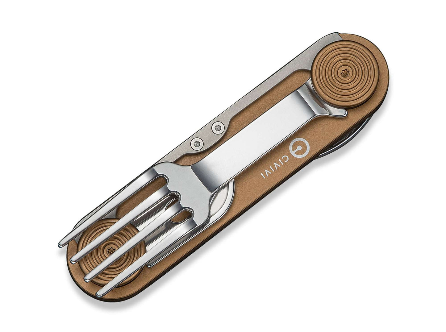 CIVIVI Partake Coyote Brown Aluminum