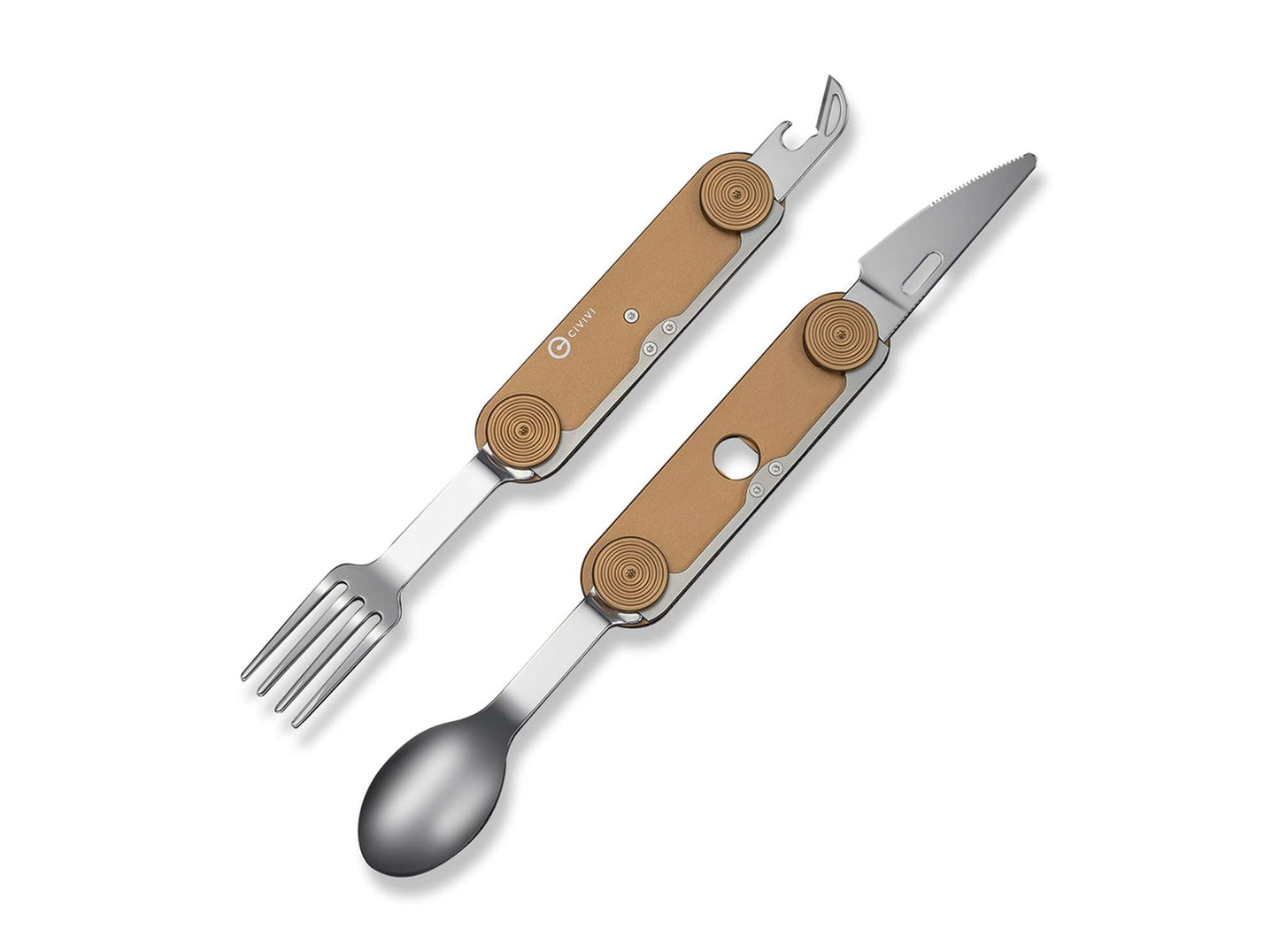CIVIVI Partake Coyote Brown Aluminum