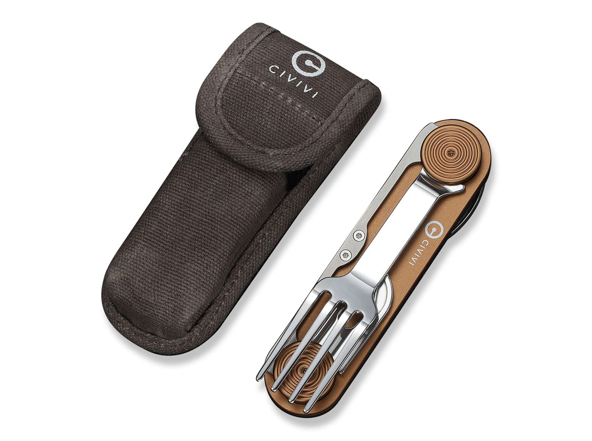 CIVIVI Partake Coyote Brown Aluminum