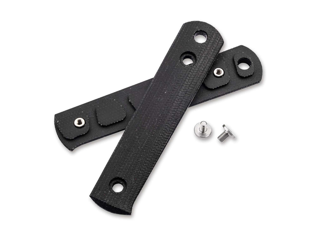 Böker BFF Packlite Griffschalen Canvas Micarta Schwarz Smooth