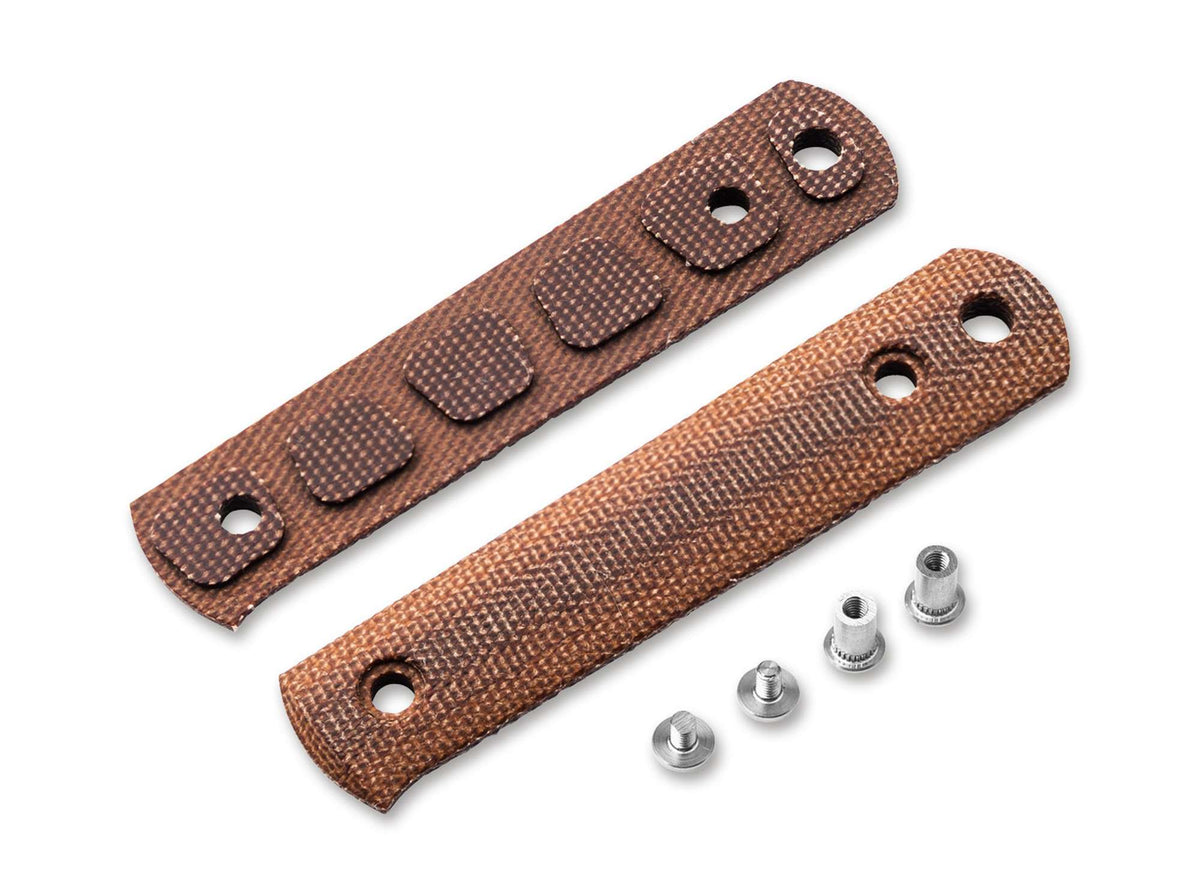 Böker BFF Packlite Griffschalen Canvas Micarta Natural Smooth