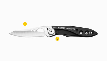 Leatherman Skeletool KB Nocturnal pocket knife - tools overview