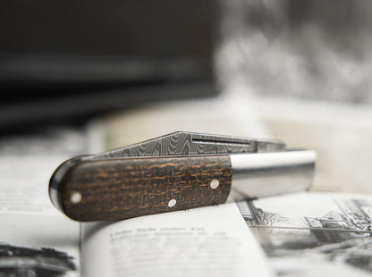 Böker Manufaktur Solingen Barlow M4 Sherman-Damast