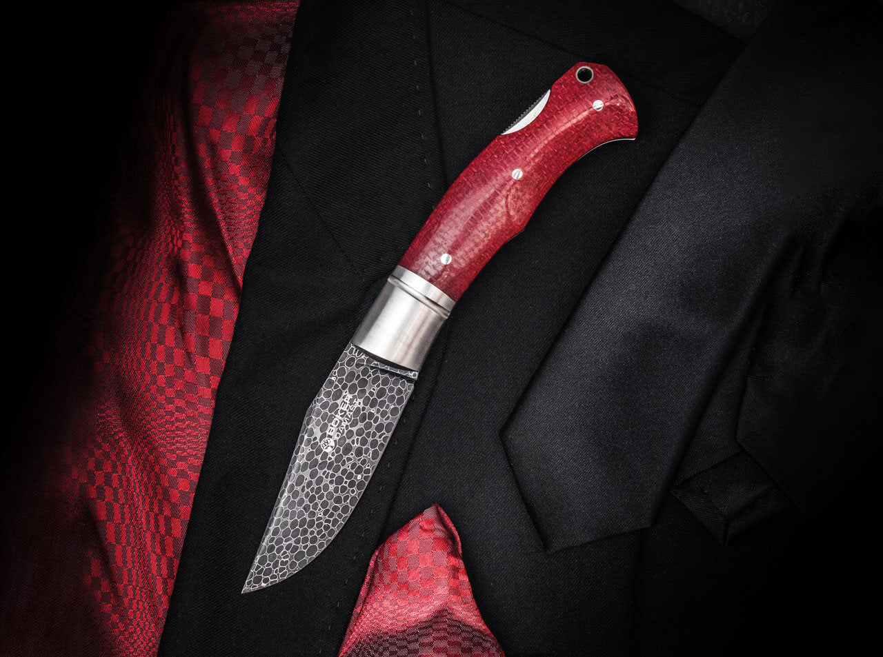 Böker Manufaktur Solingen Boxer Damast