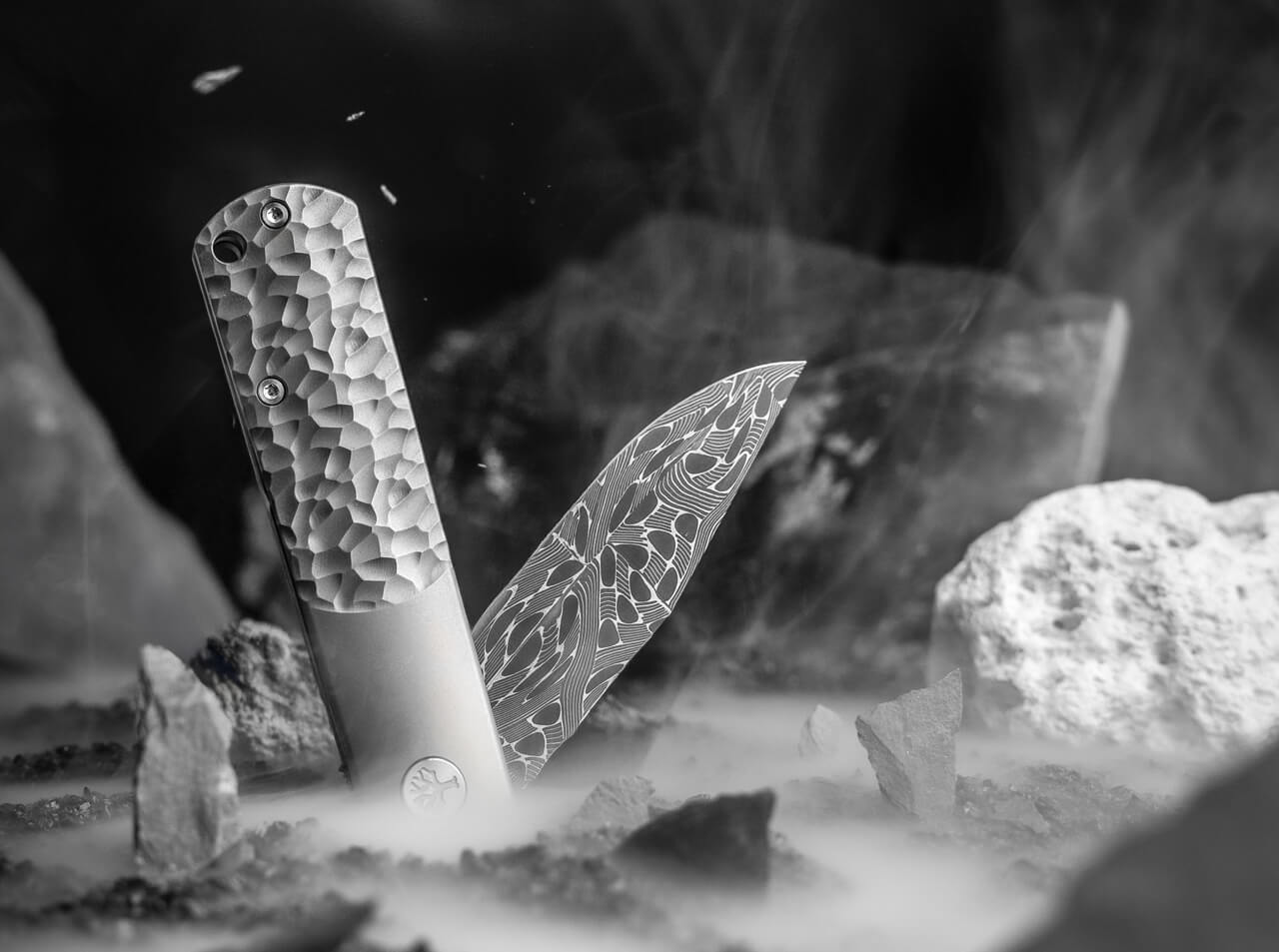 Boker BRLW Meteorite Damast