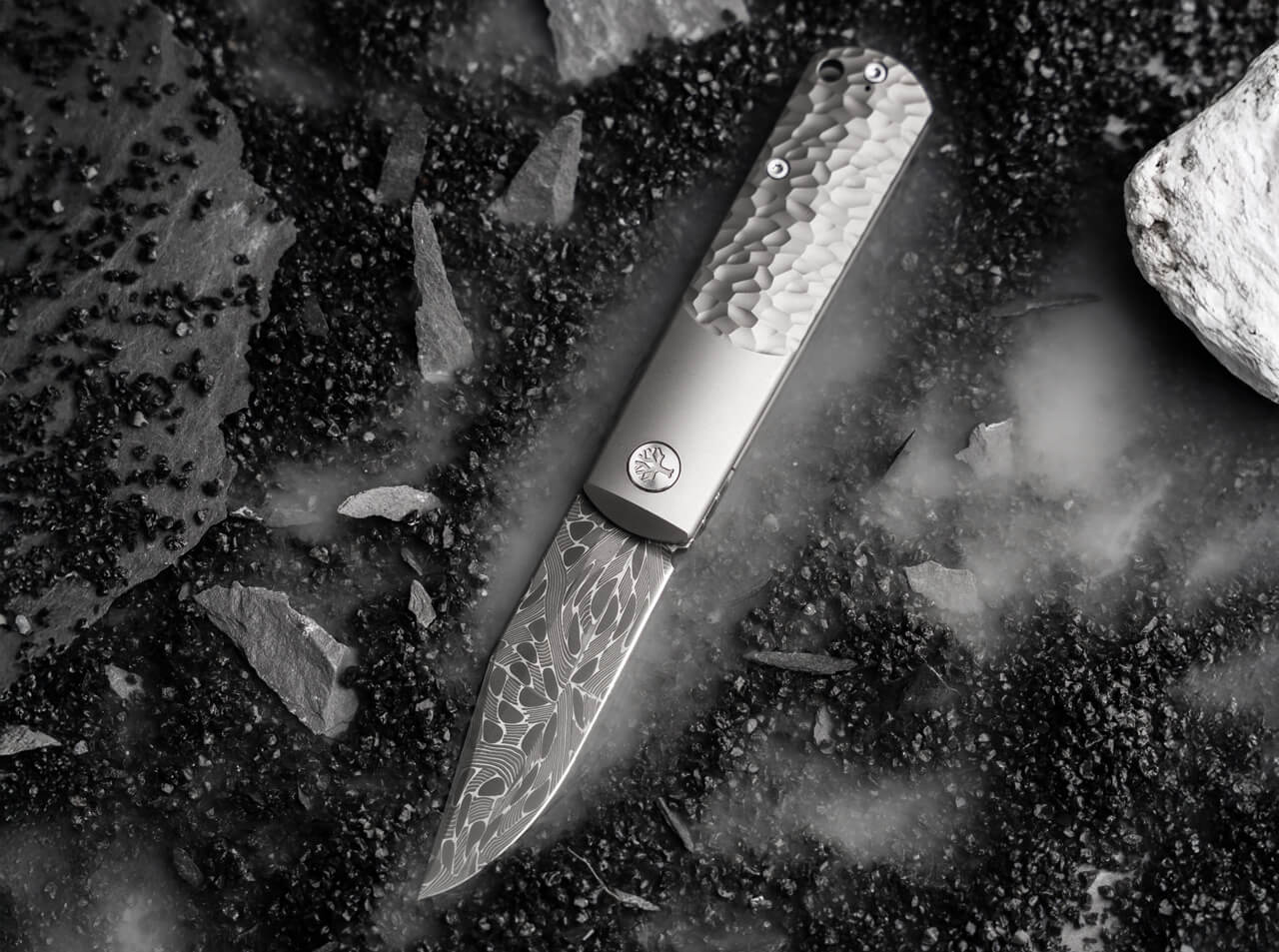 Boker BRLW Meteorite Damast