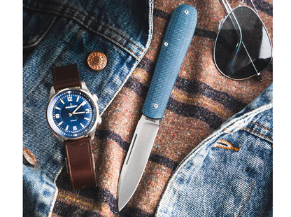 Böker Manufaktur Solingen Coffin Denim Micarta