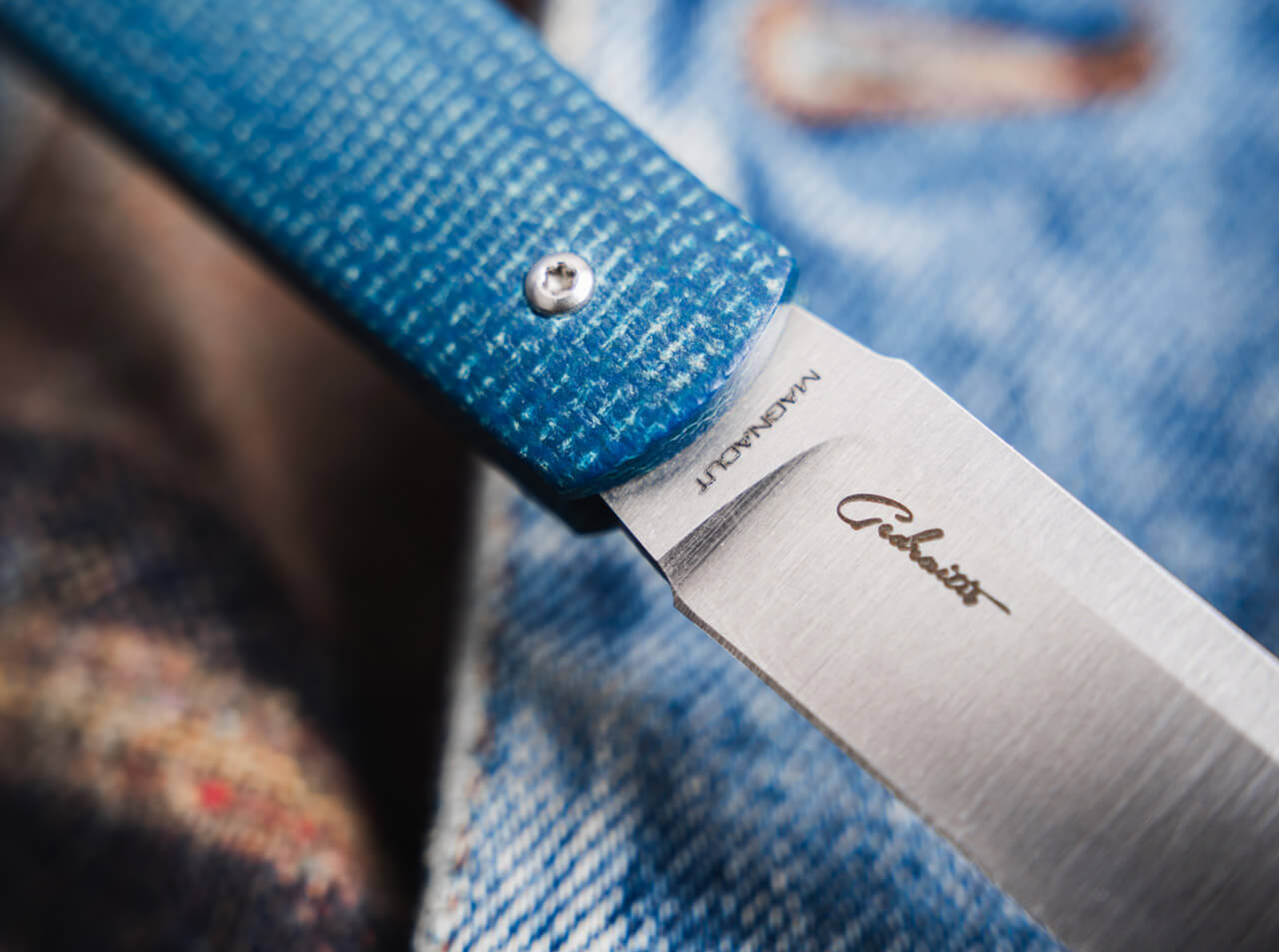 Böker Manufaktur Solingen Coffin Denim Micarta