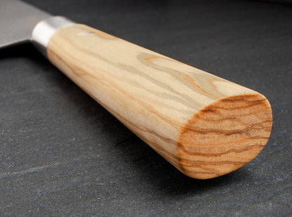 Böker Manufaktur Solingen Damast Olive Chefmesser Groß