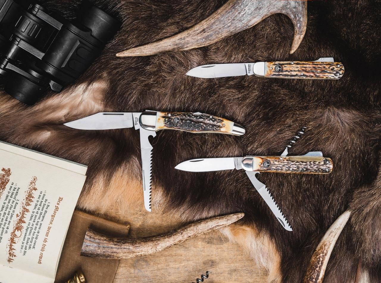 Böker Manufaktur Solingen Jagdmesser Duo