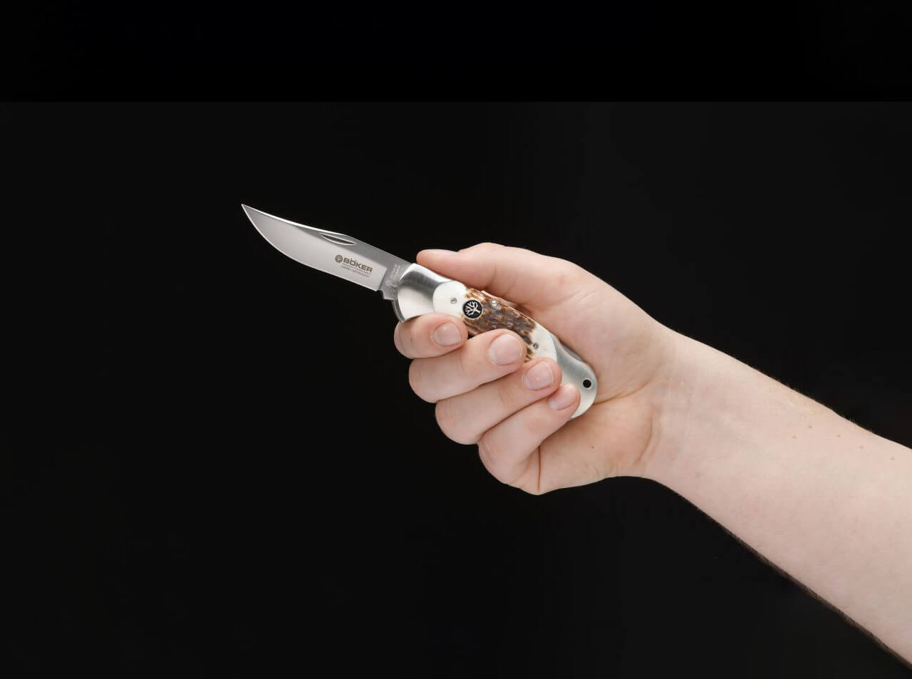 Böker Manufaktur Solingen Scout Hirschhorn