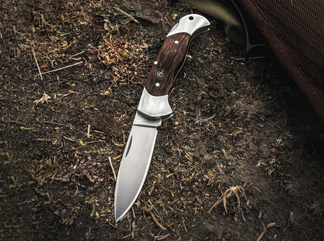Böker Manufaktur Solingen Scout Spearpoint Desert Ironwood