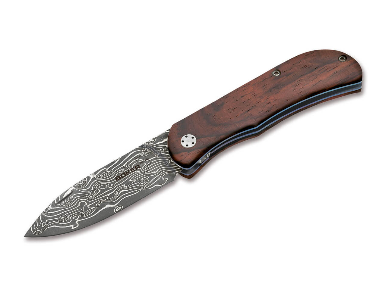 Boker Plus Exskelibur II Cocobolo Damascus